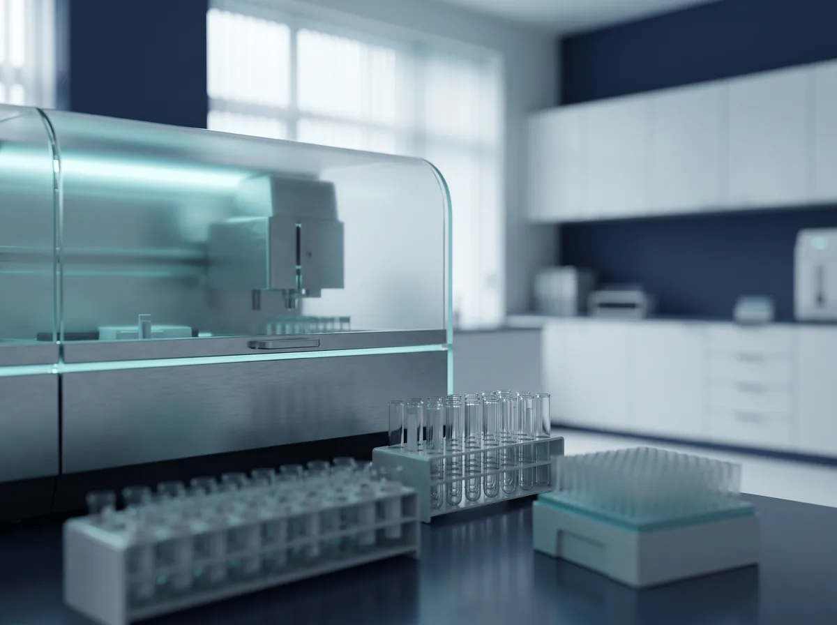 Automatisierter Analysator im Diagnostiklabor