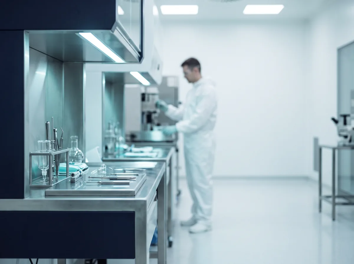 Reinraum in der Medizintechnik-Produktion