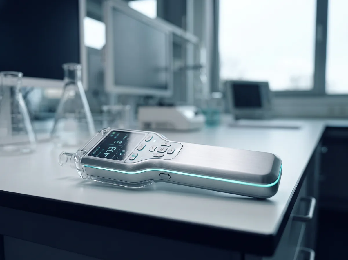 Prototype of a medical device in the lab